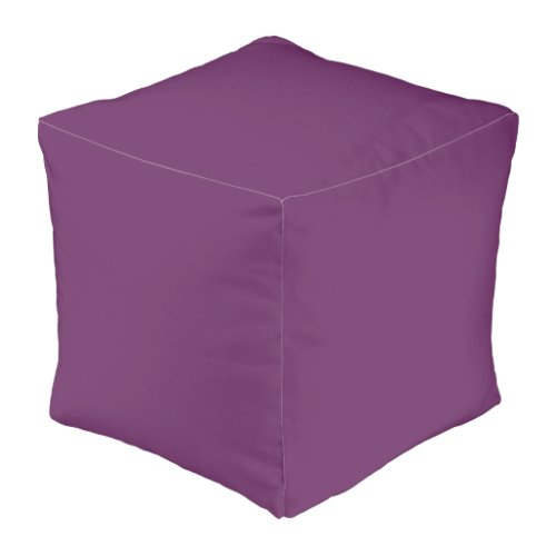 Palatinate Purple Solid Color Pouf