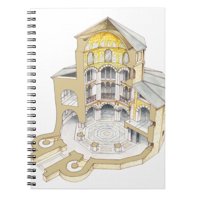 Palatine Chapel. Aachen. Germany Notebook (Front)