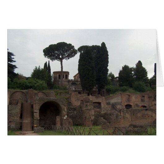 Palatine Hill in Rome, Italy Cards (Front Horizontal)