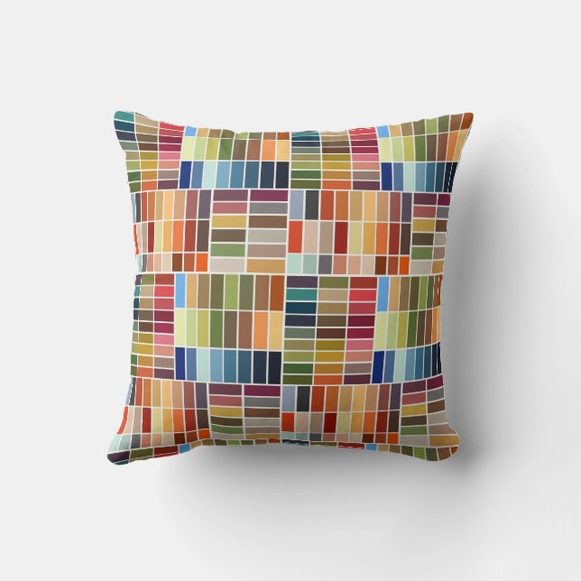 Palatte Throw Pillow (Back)