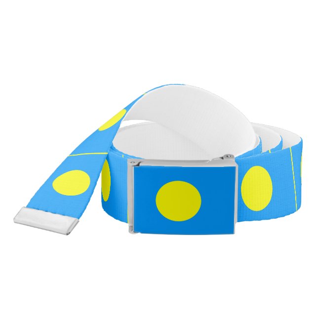 Palau Flag Belt (Snake)