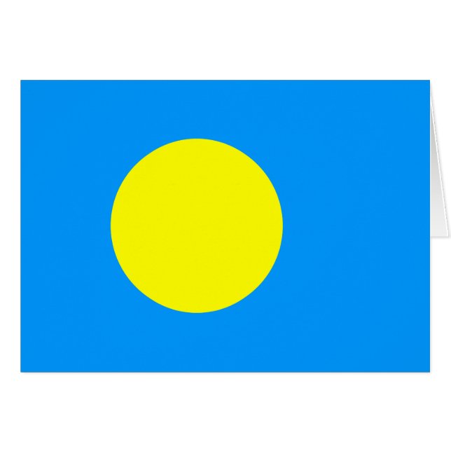 Palau Flag Cards (Front Horizontal)