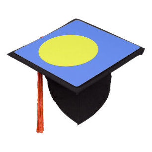 Palau flag graduation cap topper