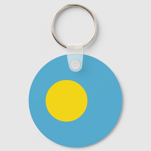 Palau Flag Keychain (Front)