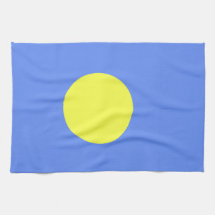 Palau flag kitchen towel