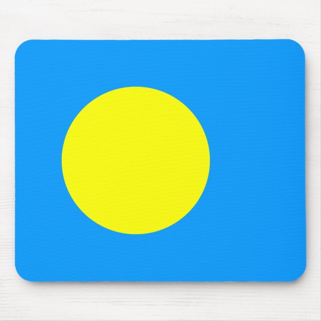 Palau Flag Mouse Pad (Front)