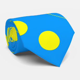 Palau Flag Neck Tie
