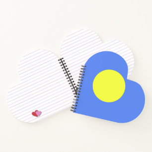Palau flag notebook