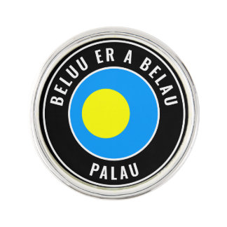 Palau Flag Patriotic Lapel Pin