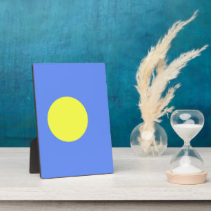 Palau flag plaque