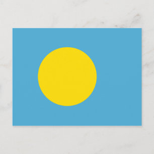 Palau Flag Postcard