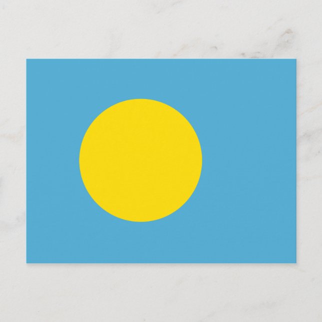Palau Flag Postcard (Front)