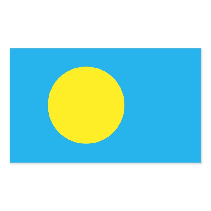 Palau Flag Rectangular Sticker