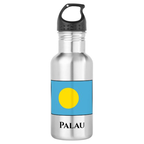 Palau Flag Stainless Steel Water Bottle