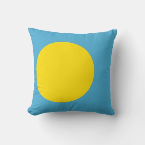 Palau Flag Throw Pillow
