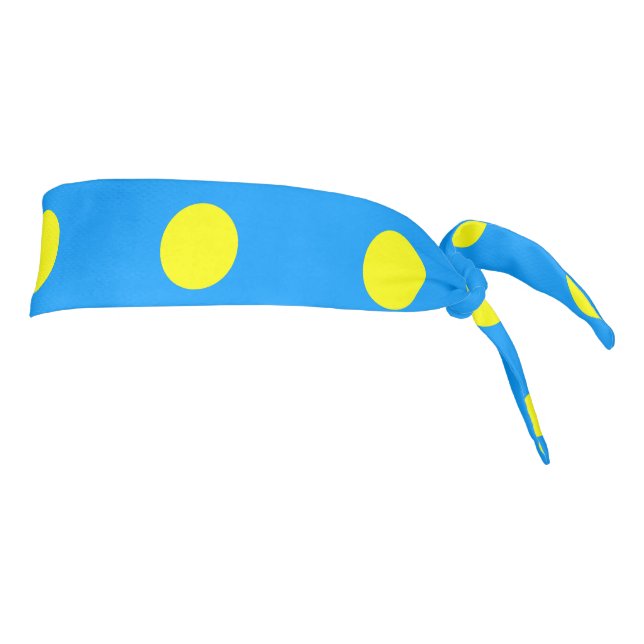 Palau Flag Tie Headband (Rotate 90)