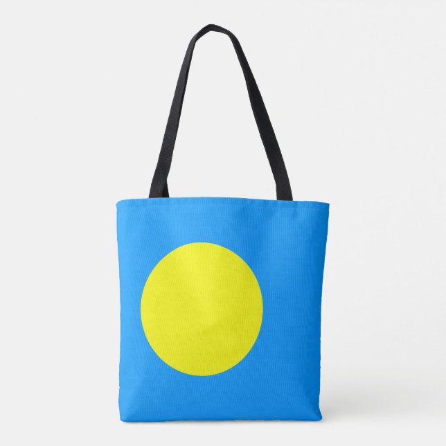 Palau Flag Tote Bag (Back)