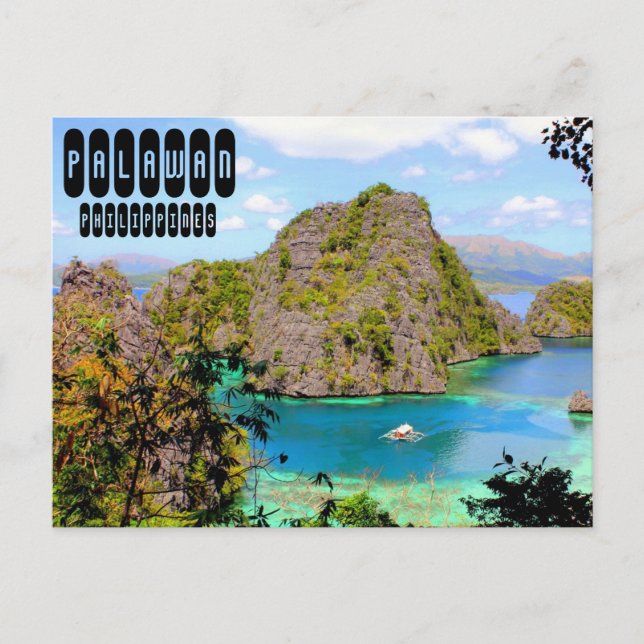 Palawan Island in Philippines Postcard (Front)