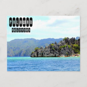 Palawan Island in Philippines Postcard