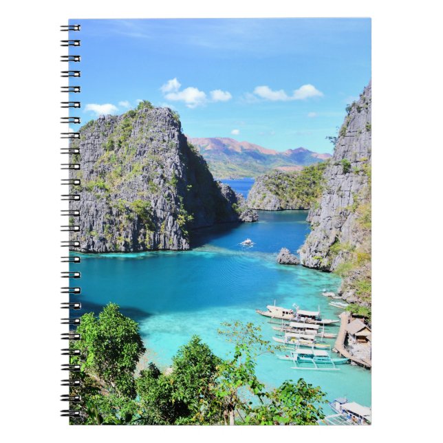 Palawan Lagoon, Philippines Notebook (Front)