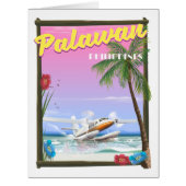 Palawan Philippines flight poster (Front)