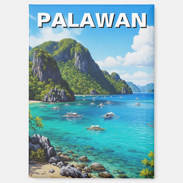 Palawan Philippines Travel Magnet (Front)