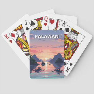 Palawan Philippines Travel Poker Cards