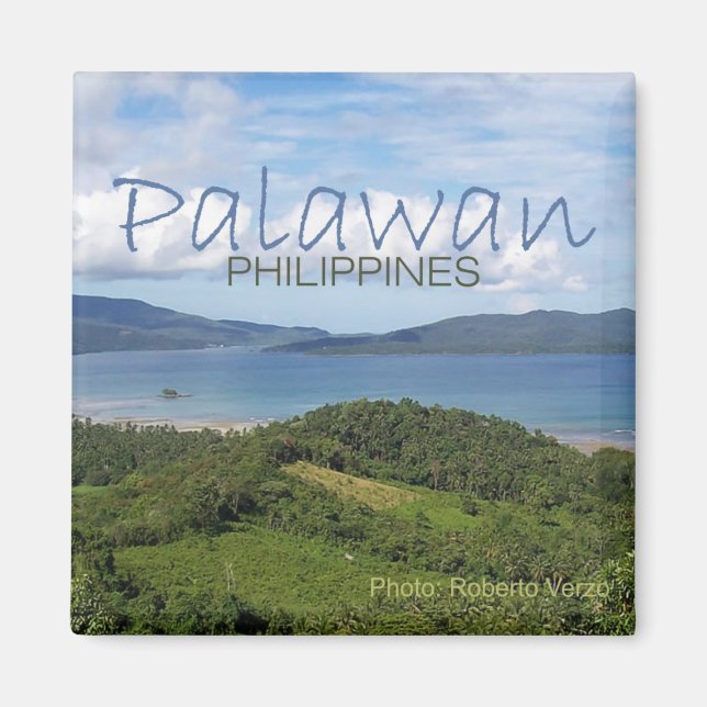 Palawan Philippines Travel Souvenir Magnet (Front)