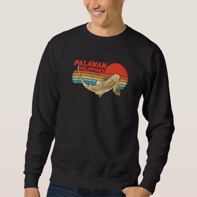 Palawan Philippines Zebra Shark Sweatshirt (Front)