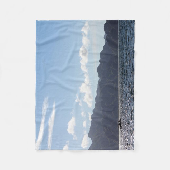 Palawan Trip Fleece Blanket (Front)