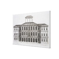 Palazzo Barberini on the Quirinale, finished 1630, Canvas Print