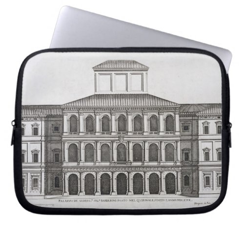 Palazzo Barberini on the Quirinale finished 1630 Laptop Sleeve