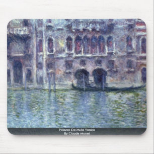 Palazzo Da Mula Venice By Claude Monet Mouse Pad