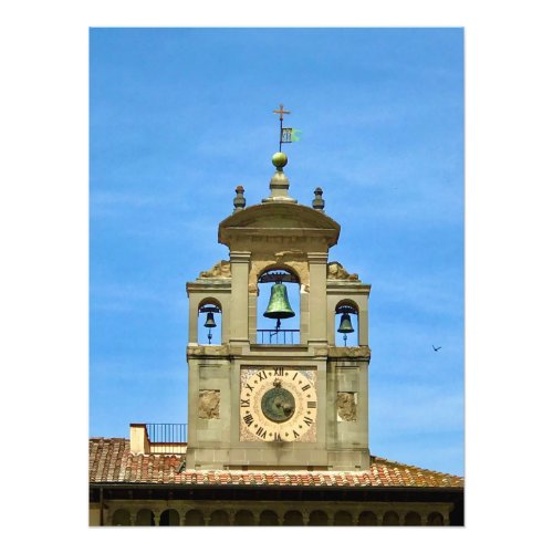 Palazzo della Fraternit dei Laici Bells in Arezzo Photo Print