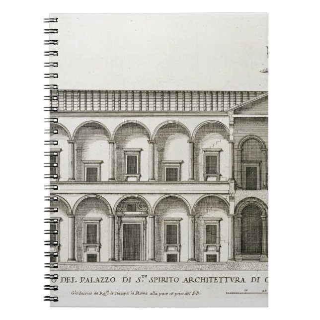 Palazzo di Santo Spirito, from 'Palazzi di Roma', Notebook (Front)