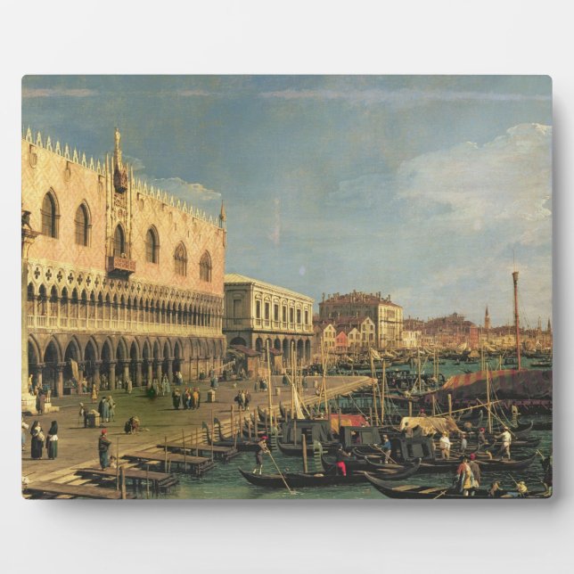 Palazzo Ducale and the Riva degli Schiavoni, Venic Plaque (Front)
