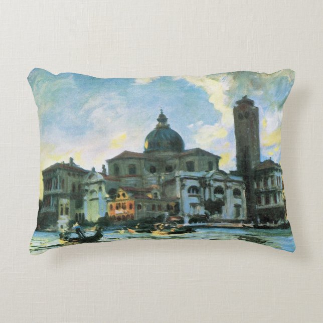 Palazzo Labia, Venice by John Singer Sargent Accent Pillow (Front)