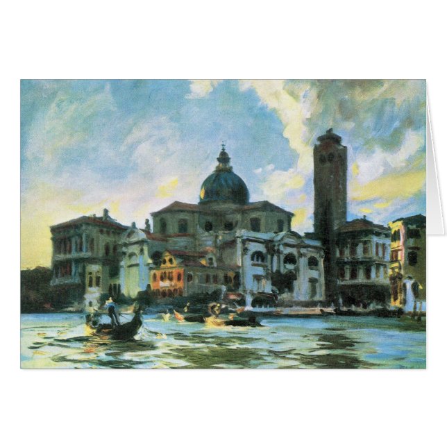 Palazzo Labia, Venice by John Singer Sargent Cards (Front Horizontal)
