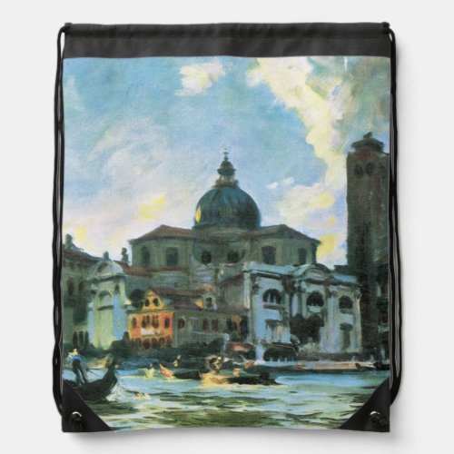 Palazzo Labia Venice by John Singer Sargent Drawstring Bag