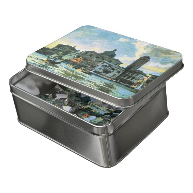 Palazzo Labia, Venice by John Singer Sargent Jigsaw Puzzle (Lid Open)