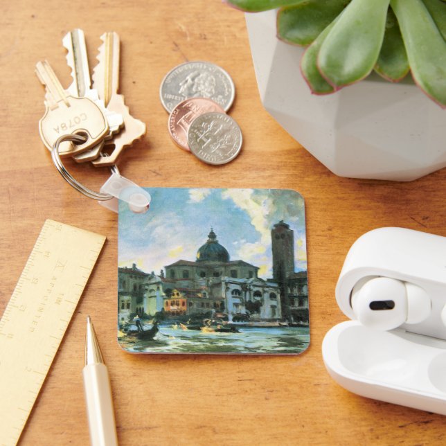 Palazzo Labia, Venice by John Singer Sargent Keychain (Desk)