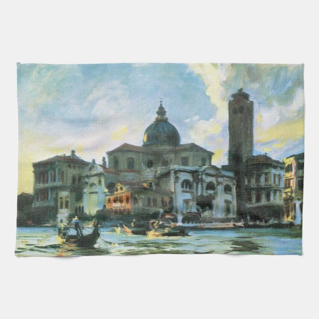 Palazzo Labia, Venice by John Singer Sargent Kitchen Towel (Horizontal)