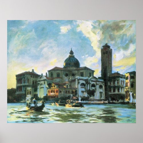 Palazzo Labia Venice by John Singer Sargent Poster