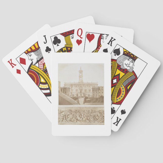 Palazzo Senatorio, The Capitol, Rome, from 'Fragme Poker Cards (Back)