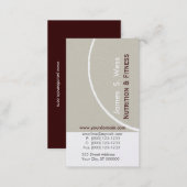 Pale Abstract Simple Modern Unique Professional Business Card (Front/Back)