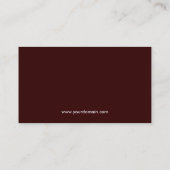 Pale Abstract Simple Modern Unique Professional Business Card (Back)