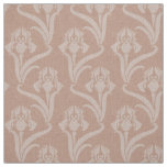 Pale Adobe Art Nouveau Iris Fabric