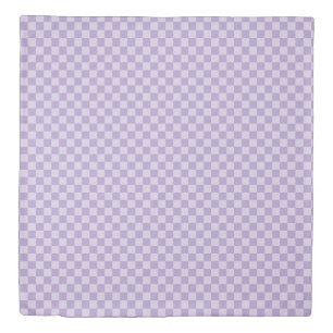 Pale and Pastel Purple Monotone Checkered Duvet Cover