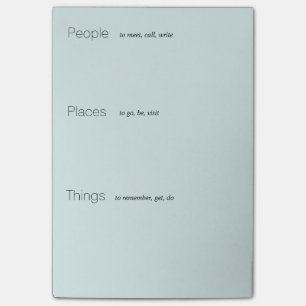 Pale Aquamarine Reminder Pad Post-it Notes
