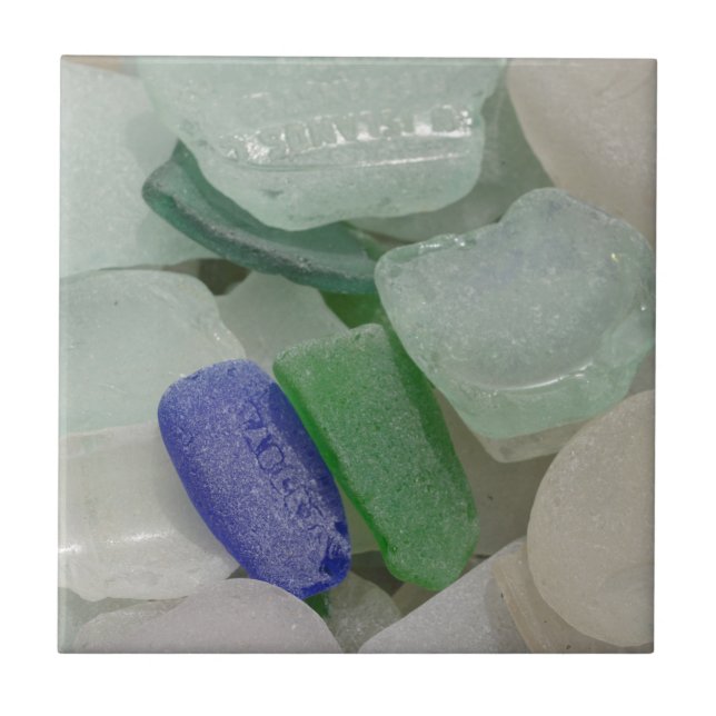 Pale Beach Glass Ceramic Tile (Front)